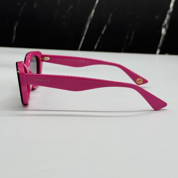 NEW GUCCI GG1638S 003 BURGUNDY FUCHSIA CAT EYE WOMEN SUNGLASSES